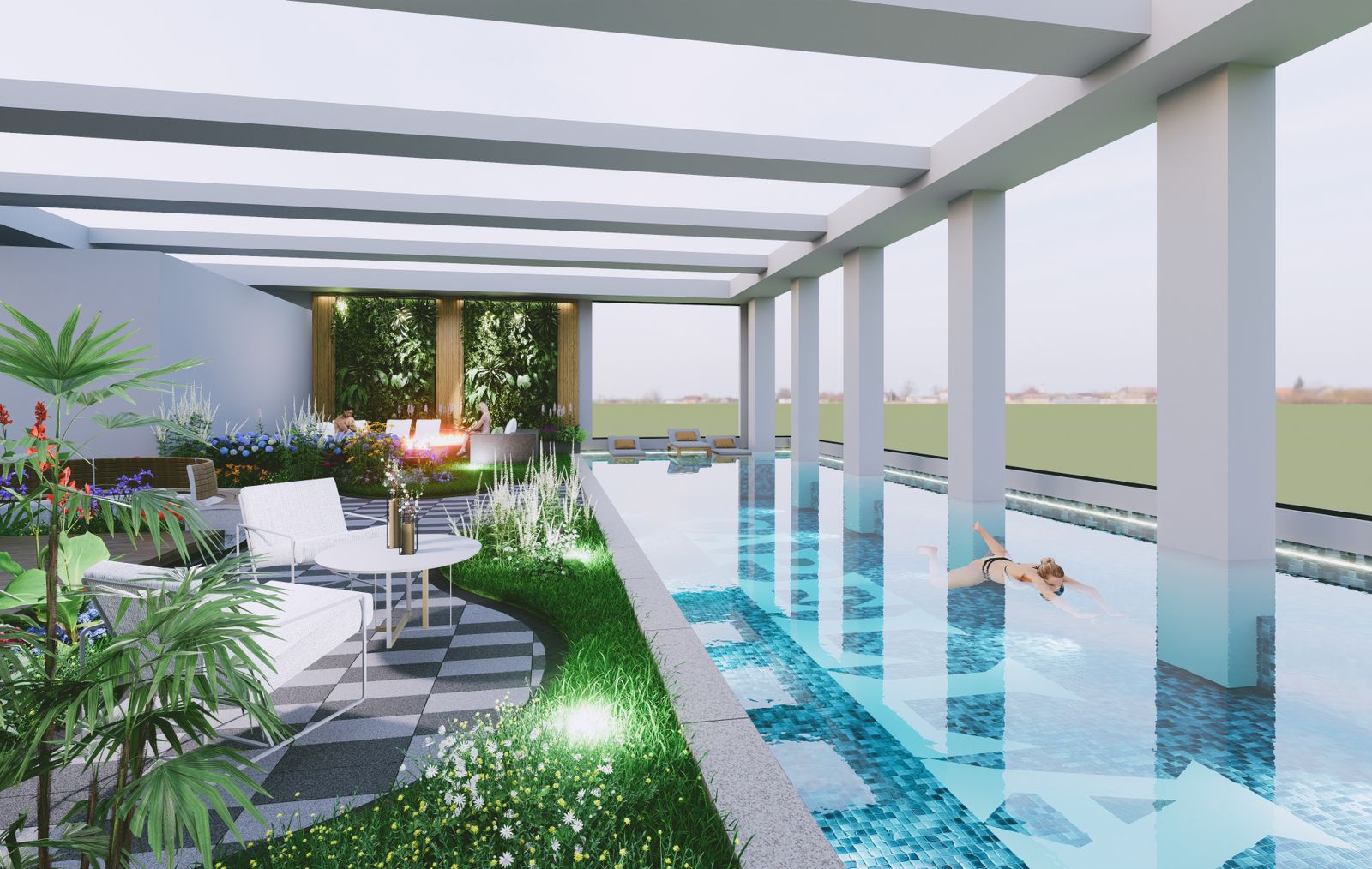 Rooftop Swimming Pool