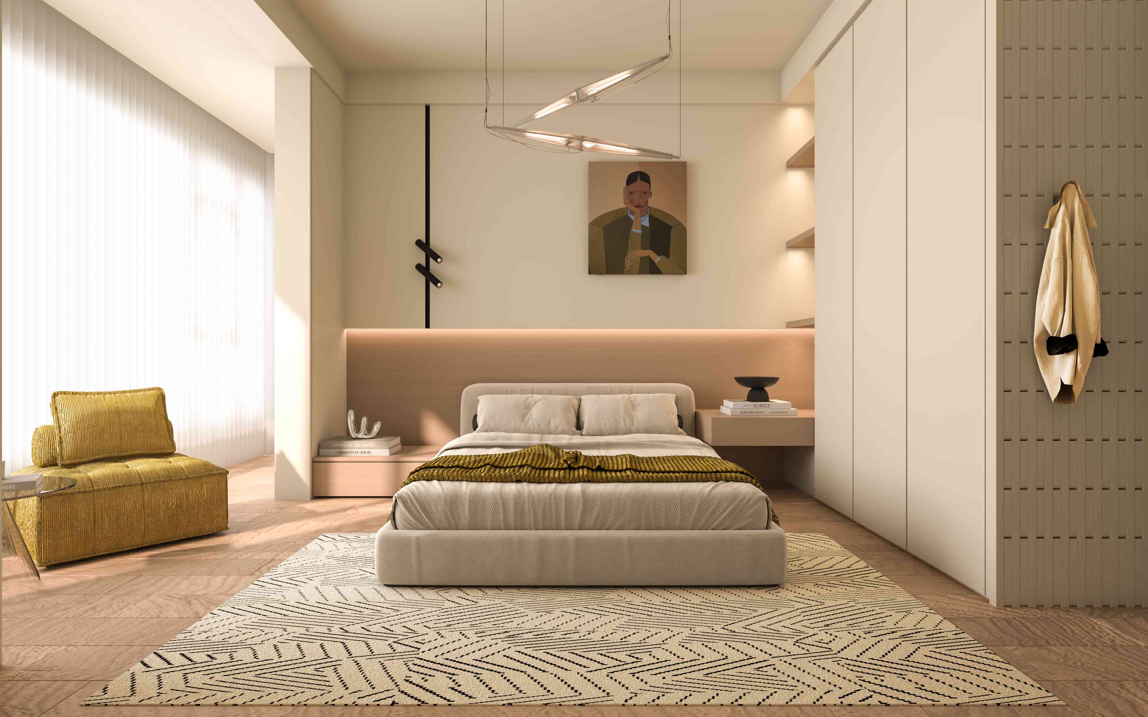 One Bedroom Type A Bedroom