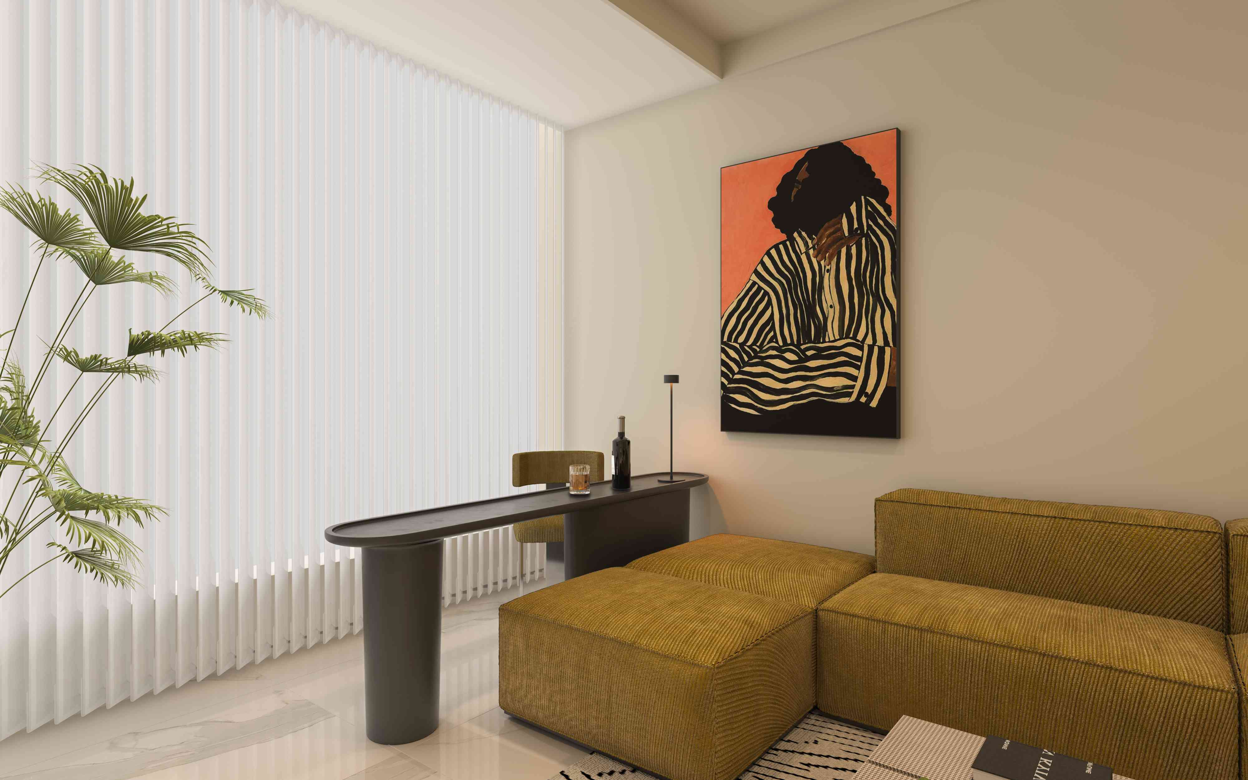 One Bedroom Type A Living Room 2