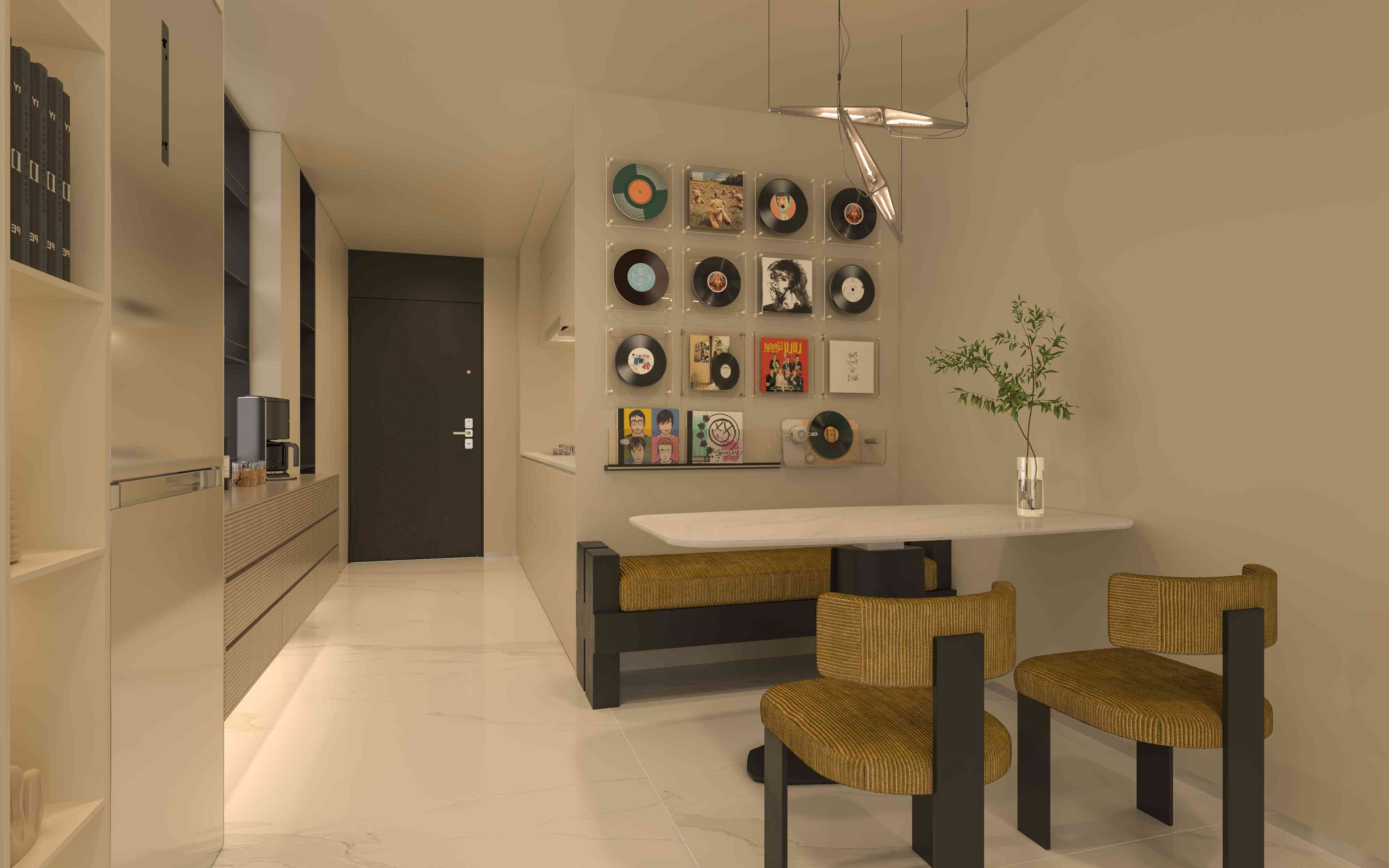 One Bedroom Type A Living Room 4