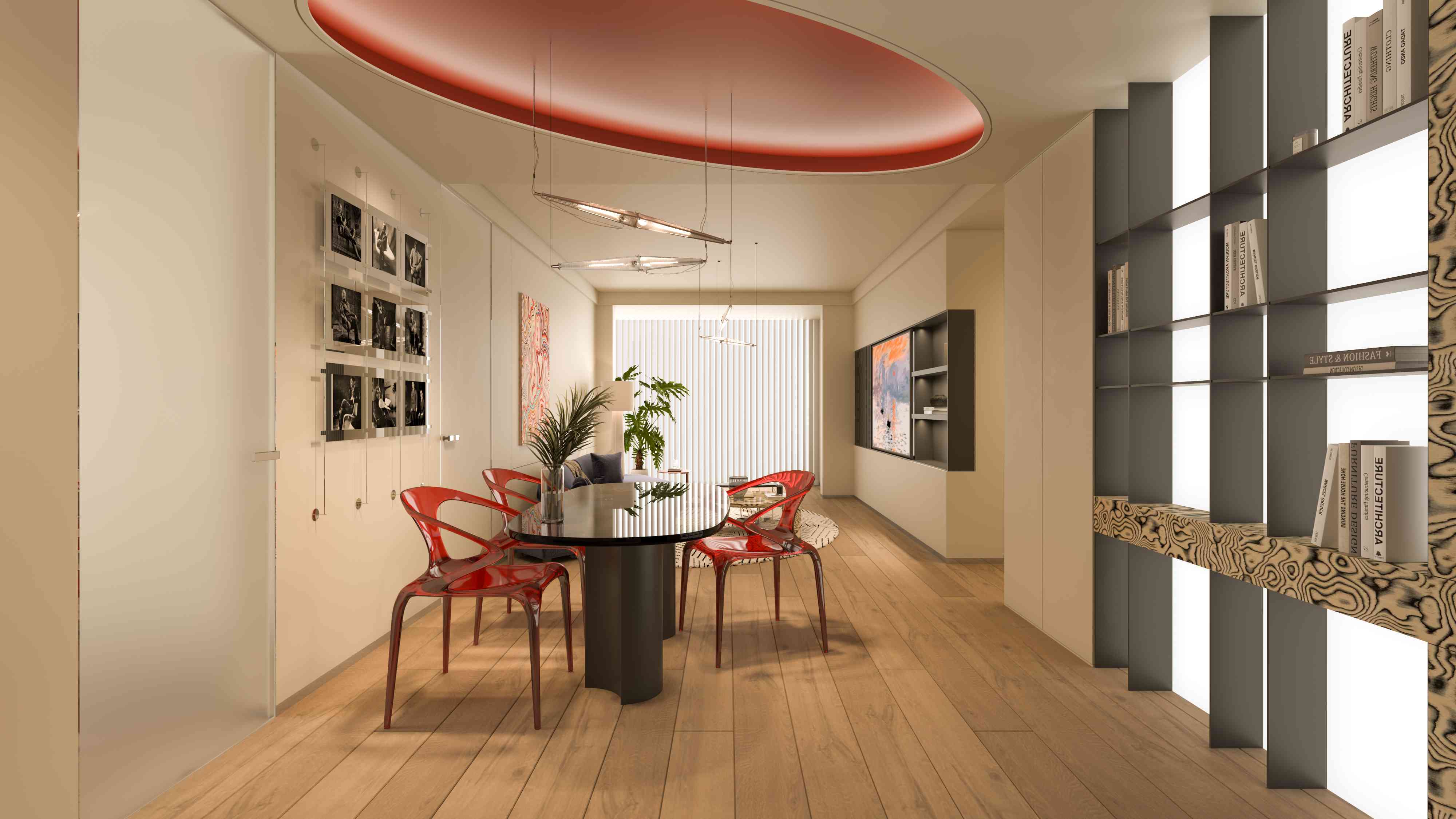 Two Bedroom Type B Living Room 3