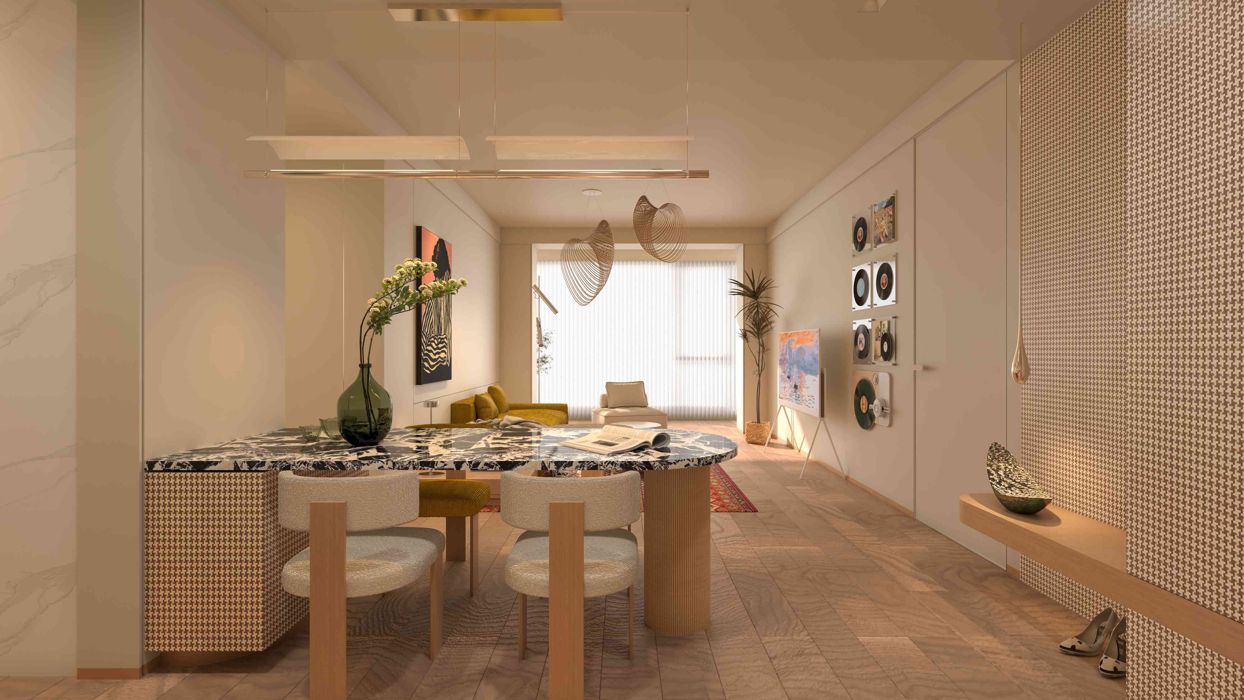 two Bedroom Type A Living Room 2