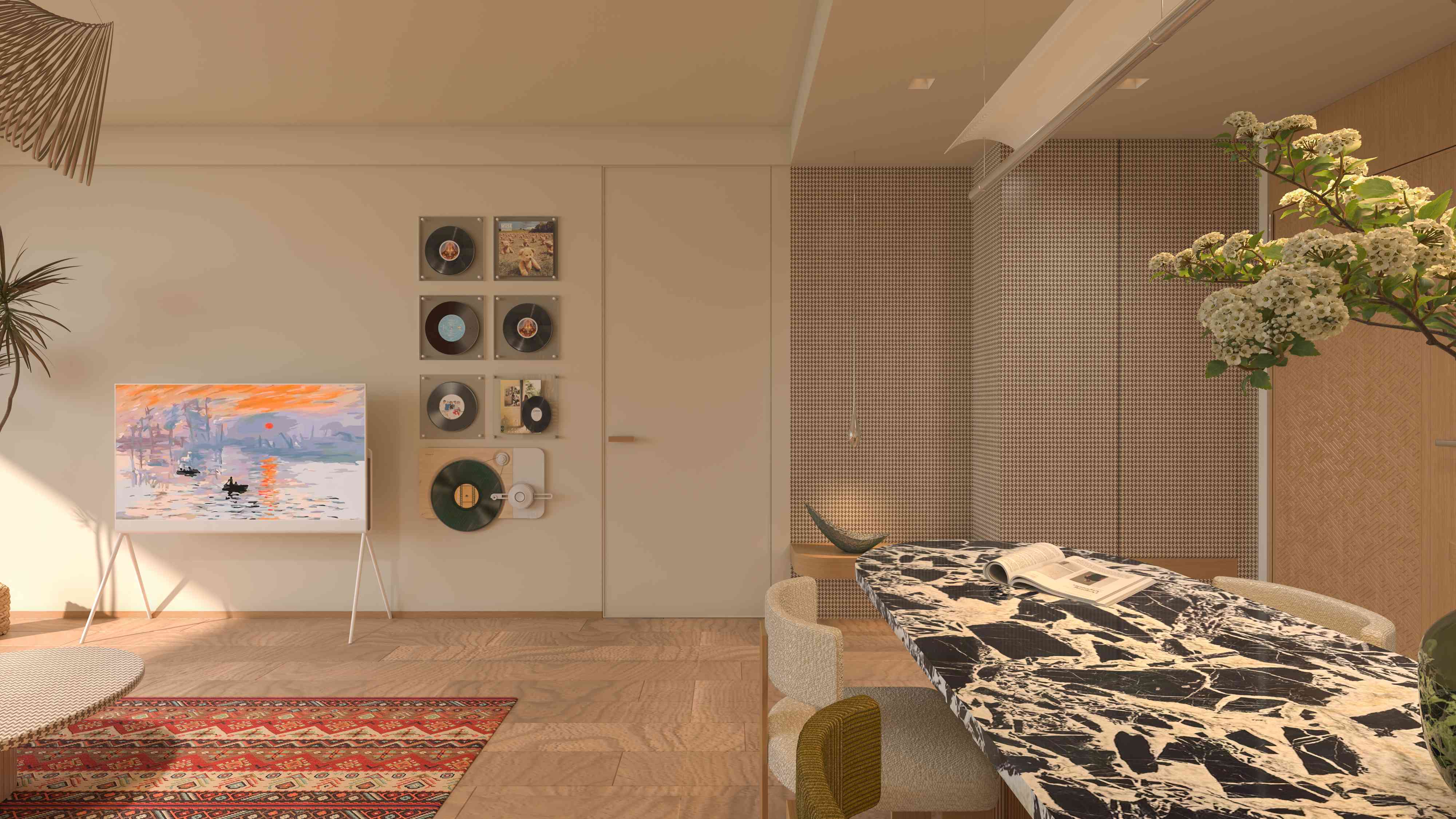 two Bedroom Type A Living Room 5